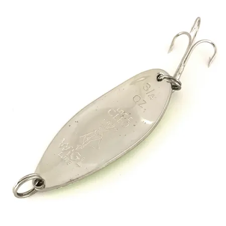 Seneca Little Cleo (Hula Girl, UV - світиться в ультрафіолеті), нікель/зелений, 21 г, блесна коливалка (колебалка) #7504