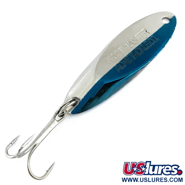 Acme Kastmaster, нікель/синій, 14 г, блесна коливалка (колебалка) #7513