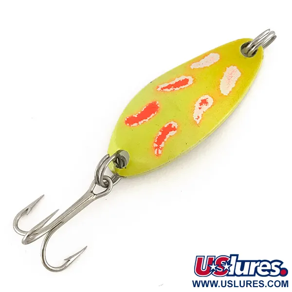 Luhr Jensen Little Jewel, жовтий/червоний, 7 г, блесна коливалка (колебалка) #7519