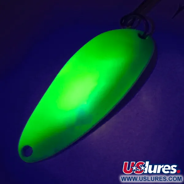 Seneca Little Cleo (Hula Girl, UV - світиться в ультрафіолеті), жовтий/зелений/нікель, 10 г, блесна коливалка (колебалка) #7539