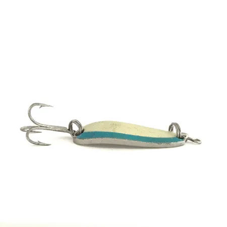 Luhr Jensen Krocodile, білий/синій/нікель, 9 г, блесна коливалка (колебалка) #7543