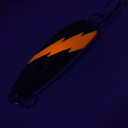 Red Eye Lures Red Eye Evil Eye UV (світиться в ультрафіолеті), нікель/помаранчевий/червоне око, 14 г, блесна коливалка (колебалка) #7556