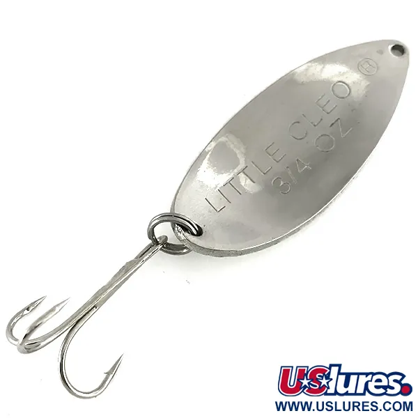  Acme Little Cleo (світиться в темряві), білий/червоний/нікель, 21 г, блесна коливалка (колебалка) #7559