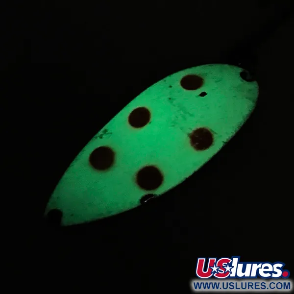  Acme Little Cleo (світиться в темряві), білий/червоний/нікель, 21 г, блесна коливалка (колебалка) #7559