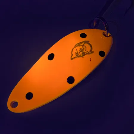 Eppinger Dardevle Devle-Dog 5300 UV (світиться в ультрафіолеті), червоний/чорний/нікель, 10 г, блесна коливалка (колебалка) #14425