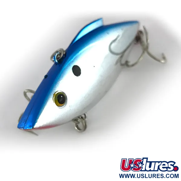  Bill Lewis Rat-L-Trap, RT 258 Chrome Black Blue, 21 г, воблер #7574