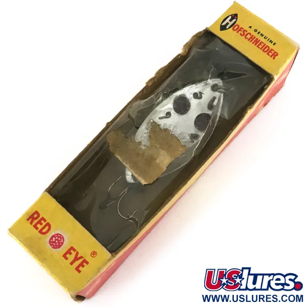 Hofschneider Red Eye, нікель/червоні очі, 6,5 г, блесна коливалка (колебалка) #7583