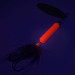Yakima Bait Worden’s Original Rooster Tail UV (світиться в ультрафіолеті), золото/неоновий помаранчевий UV - світиться в ультрафіолеті, 7 г, блешня оберталка (вертушка) #7586