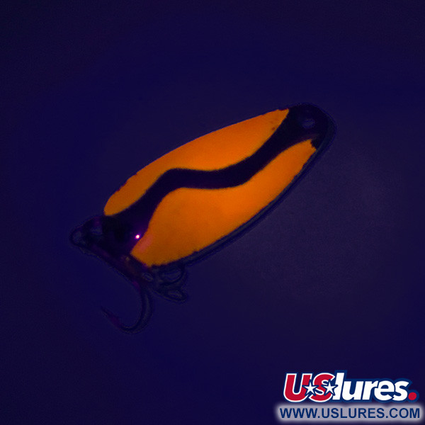 Acme Kamlooper Junior​ UV (світиться в ультрафіолеті), нікель/помаранчевий, 7 г, блесна коливалка (колебалка) #7588