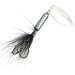 Yakima Bait Worden’s Original Rooster Tail, нікель/чорний, 4,7 г, блешня оберталка (вертушка) #7603