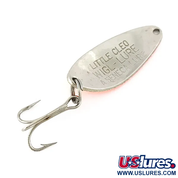 Seneca Little Cleo UV (світиться в ультрафіолеті), жовтий/помаранчевий/нікель, 7 г, блесна коливалка (колебалка) #7609