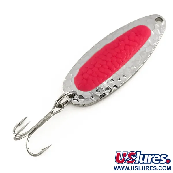  Blue Fox Pixee UV (світиться в ультрафіолеті), карбований нікель/рожевий, 14 г, блесна коливалка (колебалка) #7613