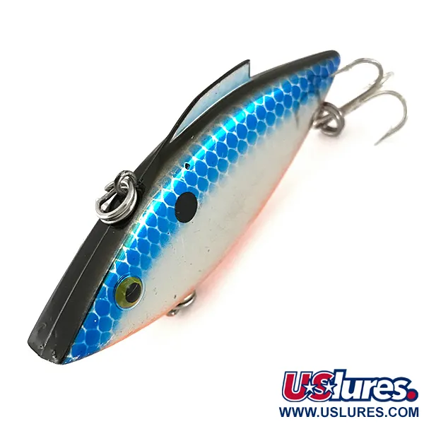  Bill Lewis Rat-L-Trap UV (світиться в ультрафіолеті), RTSY1 System Chrome Shad, 14 г, воблер #7616
