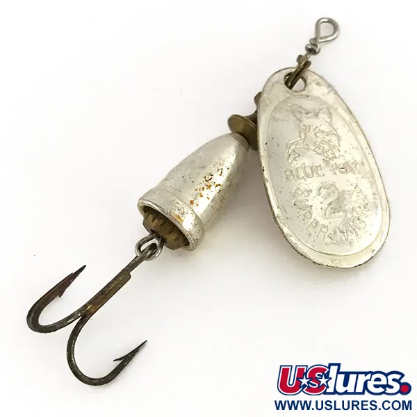 Blue Fox Super Vibrax 2, срібло, 6 г, блешня оберталка (вертушка) #7628