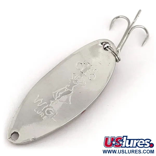 Seneca Little Cleo (Hula Girl), червоний/нікель, 14 г, блесна коливалка (колебалка) #7655