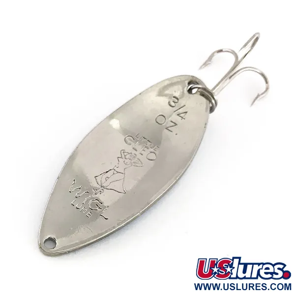 Seneca Little Cleo (Hula Girl), блакитний/нікель, 21 г, блесна коливалка (колебалка) #7657