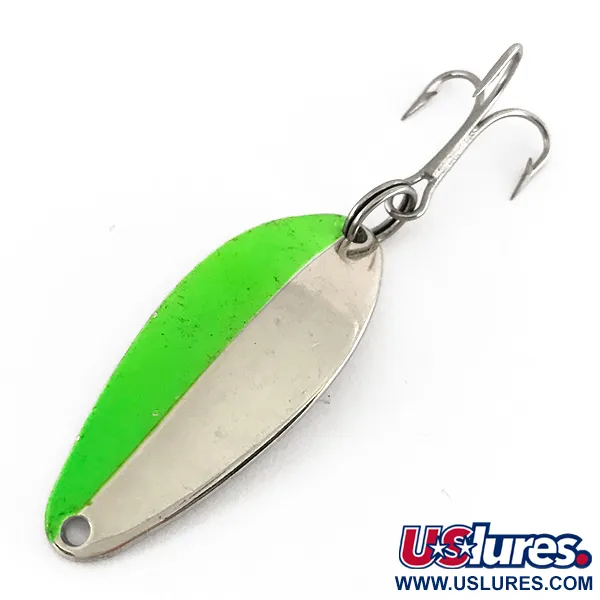  Acme Little Cleo, нікель/зелений, 7 г, блесна коливалка (колебалка) #7660