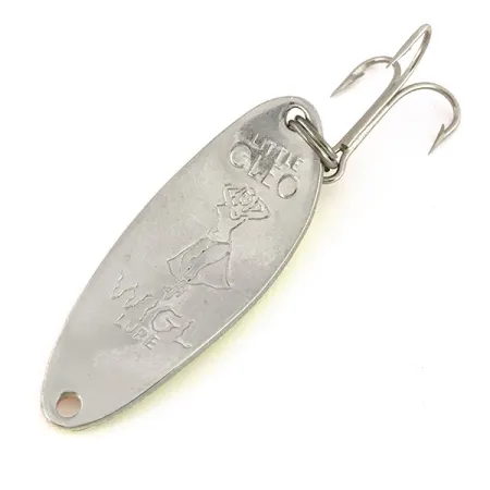 Seneca Little Cleo (Hula Girl, UV - світиться в ультрафіолеті), жовтий/помаранчевий/нікель, 10 г, блесна коливалка (колебалка) #7662