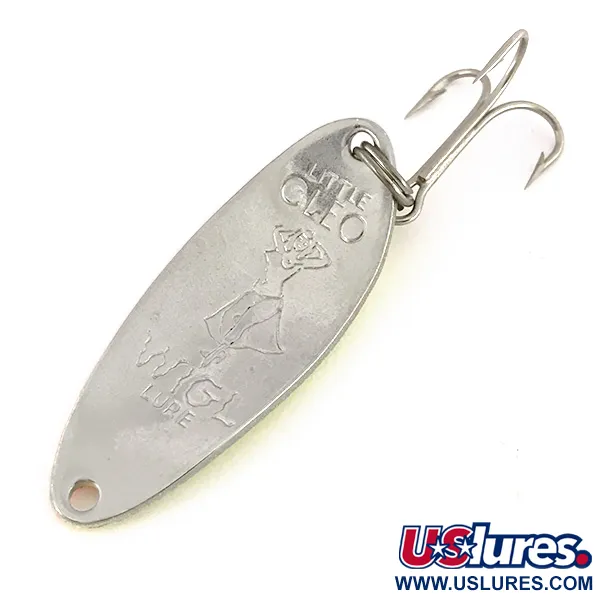 Seneca Little Cleo (Hula Girl, UV - світиться в ультрафіолеті), жовтий/помаранчевий/нікель, 10 г, блесна коливалка (колебалка) #7662