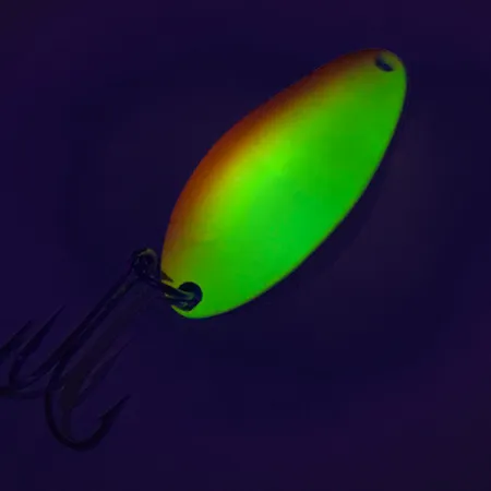 Seneca Little Cleo (Hula Girl, UV - світиться в ультрафіолеті), жовтий/помаранчевий/нікель, 10 г, блесна коливалка (колебалка) #7662