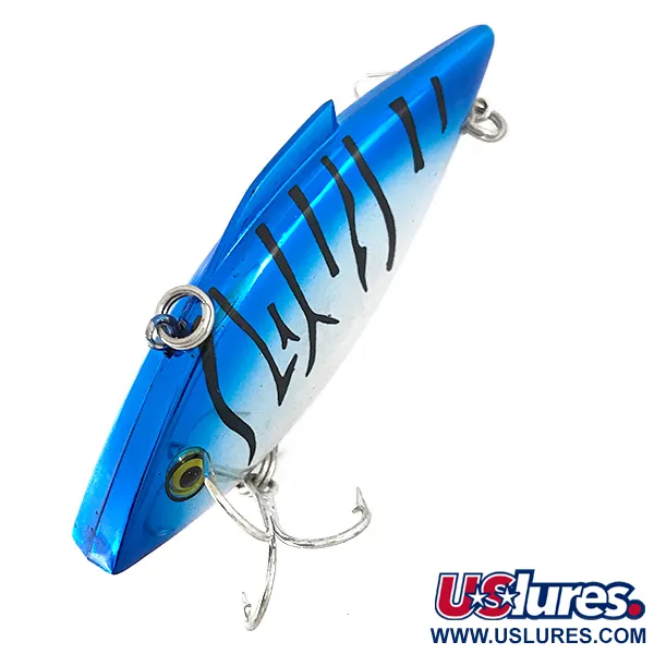  Bill Lewis Rat-L-Trap, RT W1 CHROME/BLUE BACK/BLACK STRIPE, 14 г, воблер #7665