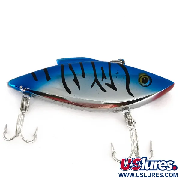  Bill Lewis Rat-L-Trap, RT W1 CHROME/BLUE BACK/BLACK STRIPE, 14 г, воблер #7665