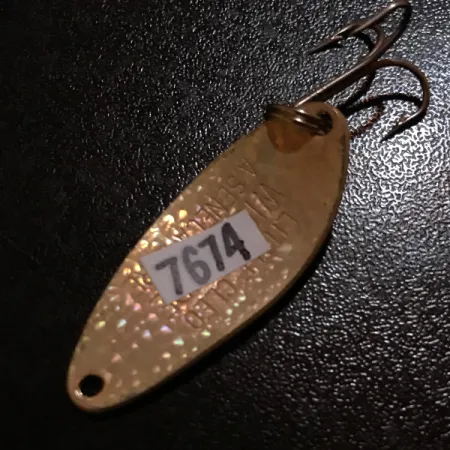 Seneca Little Cleo Crystal, Crystal (золота луска, побите скло) - рідкісний колір, 7 г, блесна коливалка (колебалка) #7674