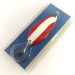  Blue Fox Strobe Tear Drop Spoon, червоний/білий/нікель, 11 г, блесна коливалка (колебалка) #7676