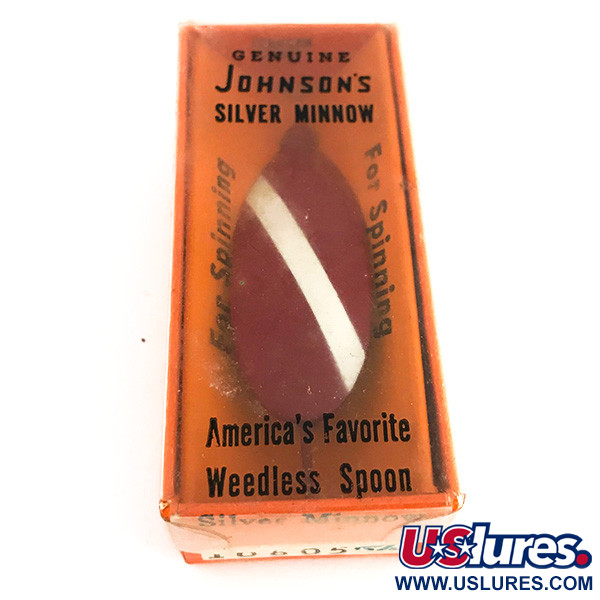  Незачіпляйка Johnson Silver Minnow, червоний/білий, 5 г, блесна коливалка (колебалка) #7677