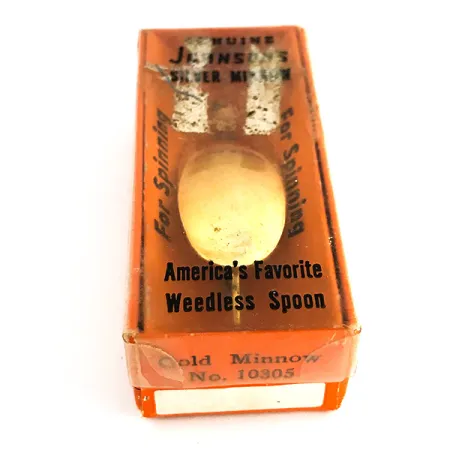 Незачіпляйка Johnson Silver Minnow, золото, 5 г, блесна коливалка (колебалка) #7681