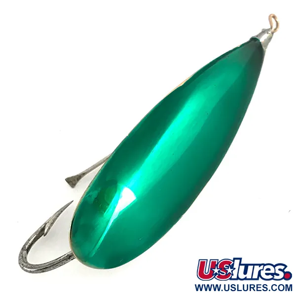  Незачіпляйка Johnson Silver Minnow, зелений/срібло, 12 г, блесна коливалка (колебалка) #7683