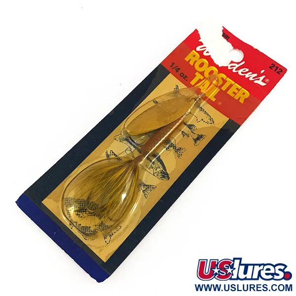 Yakima Bait Worden’s Original Rooster Tail, золото, 7 г, блешня оберталка (вертушка) #7703
