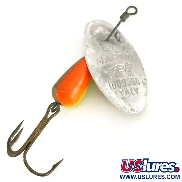  Panther Martin 6, срібло/червоний/зелений, 6 г, блешня оберталка (вертушка) #7707