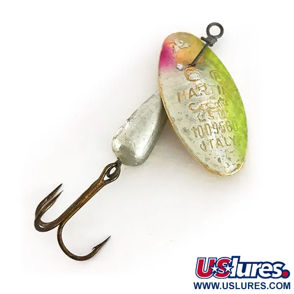  Panther Martin 6, срібло/райдужний шартрез, 6 г, блешня оберталка (вертушка) #7709