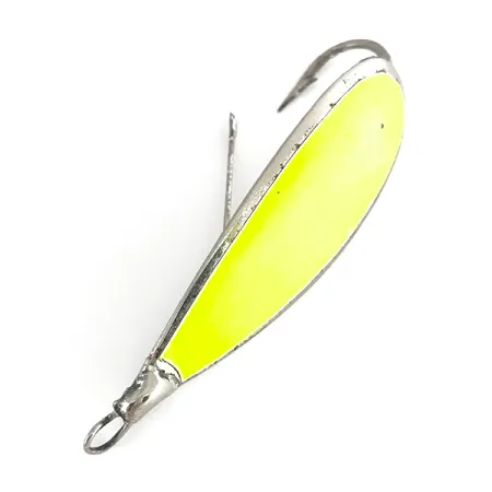 Незачіпляйка Johnson Silver Minnow UV (світиться в ультрафіолеті), срібло/шартрез/UV - світиться в ультрафіолеті, 12 г, блесна коливалка (колебалка) #7711