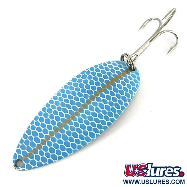 Seneca Little Cleo (Hula Girl), синій/нікель, 21 г, блесна коливалка (колебалка) #7722