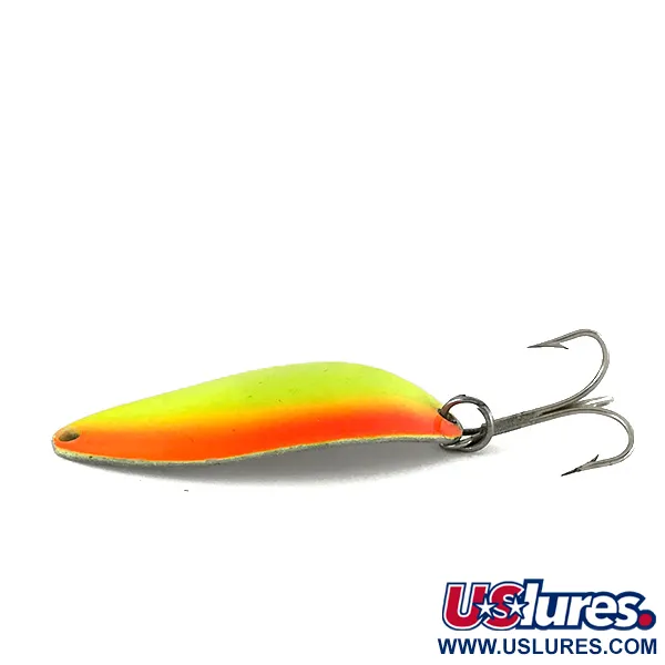 Seneca Little Cleo (Hula Girl, UV - світиться в ультрафіолеті), жовтий/помаранчевий/нікель, 14 г, блесна коливалка (колебалка) #7723