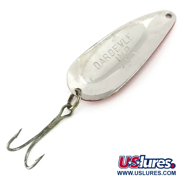 Eppinger Dardevle Imp, червоний/білий/нікель, 11 г, блесна коливалка (колебалка) #7724