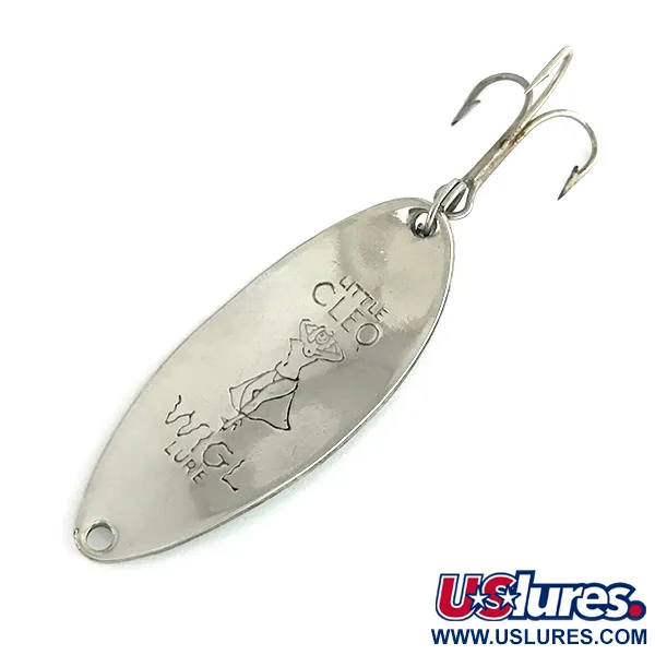 Seneca Little Cleo (Hula Girl), нікель/зелений, 14 г, блесна коливалка (колебалка) #7726