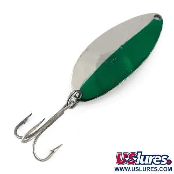 Seneca Little Cleo (Hula Girl), нікель/зелений, 14 г, блесна коливалка (колебалка) #7726