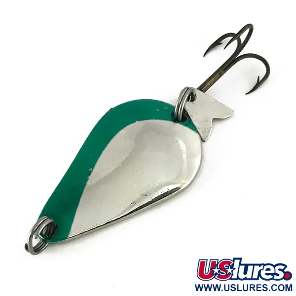 Acme K.O. Wobbler, нікель/зелений, 14 г, блесна коливалка (колебалка) #7728