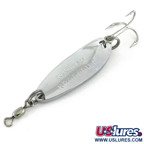 Luhr Jensen Krocodile, карбований нікель, 9 г, блесна коливалка (колебалка) #7734