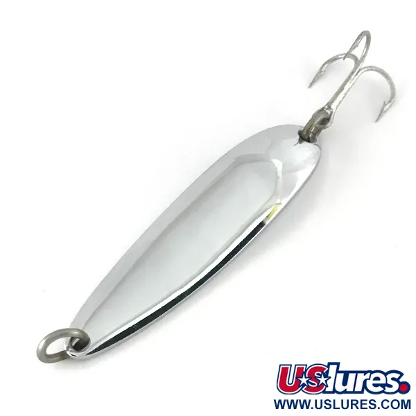 Luhr Jensen Krocodile DIE #4, нікель, 19 г, блесна коливалка (колебалка) #7736