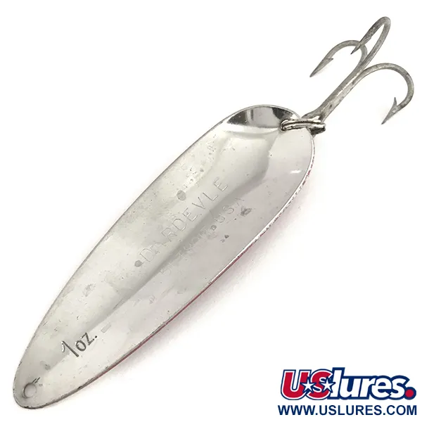 Eppinger Dardevle, червоний/білий/нікель, 28 г, блесна коливалка (колебалка) #7754