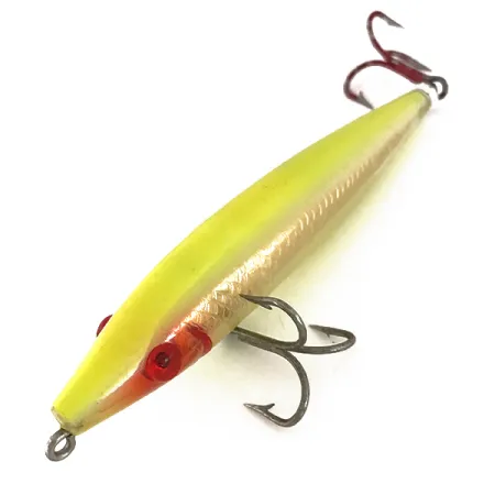 L&S Bait Mirro lure L&S Bait Company MirrOlure Bass-master model 7M21 MirrOlure, жовтий/червоні очі, 11 г, воблер #7767