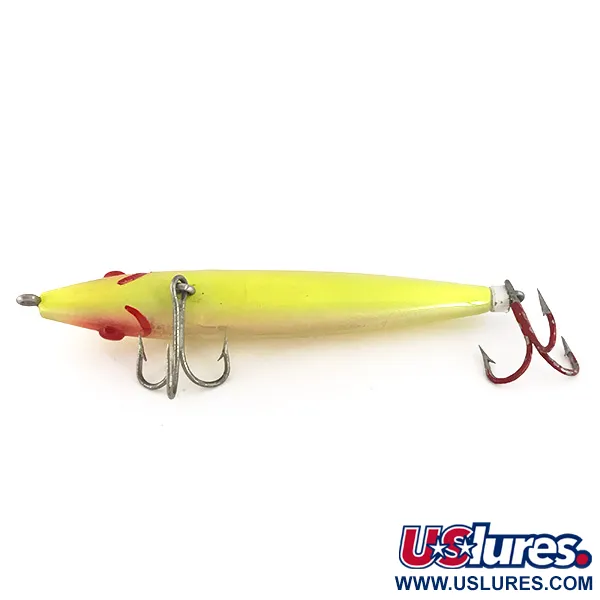 L&S Bait Mirro lure L&S Bait Company MirrOlure Bass-master model 7M21 MirrOlure, жовтий/червоні очі, 11 г, воблер #7767