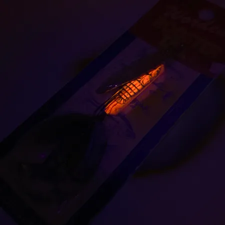 Yakima Bait Worden’s Original Rooster Tail UV (світиться в ультрафіолеті), золото/червоний, 12 г, блешня оберталка (вертушка) #7772