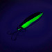 Acme Kastmaster UV (світиться в ультрафіолеті), нікель/зелений, 3,5 г, блесна коливалка (колебалка) #7777
