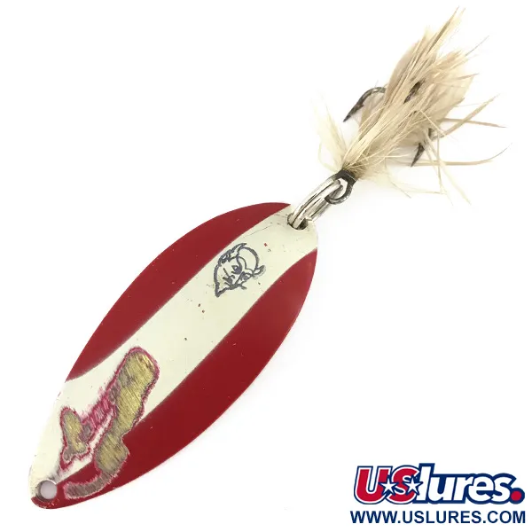 Eppinger Dardevle Devle-Dog 5500, червоний/білий/нікель, 21 г, блесна коливалка (колебалка) #7791