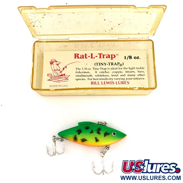  Bill Lewis Rat-L-Trap TT-W4, Fire Tiger TT-W4, 5 г, воблер #7798